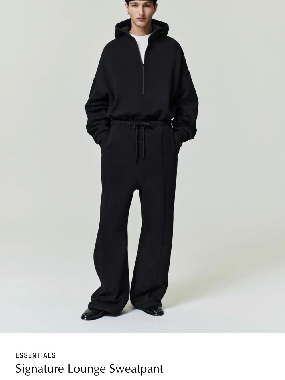 Essentials Wide-Leg Lounge Pants Unisex - Brown